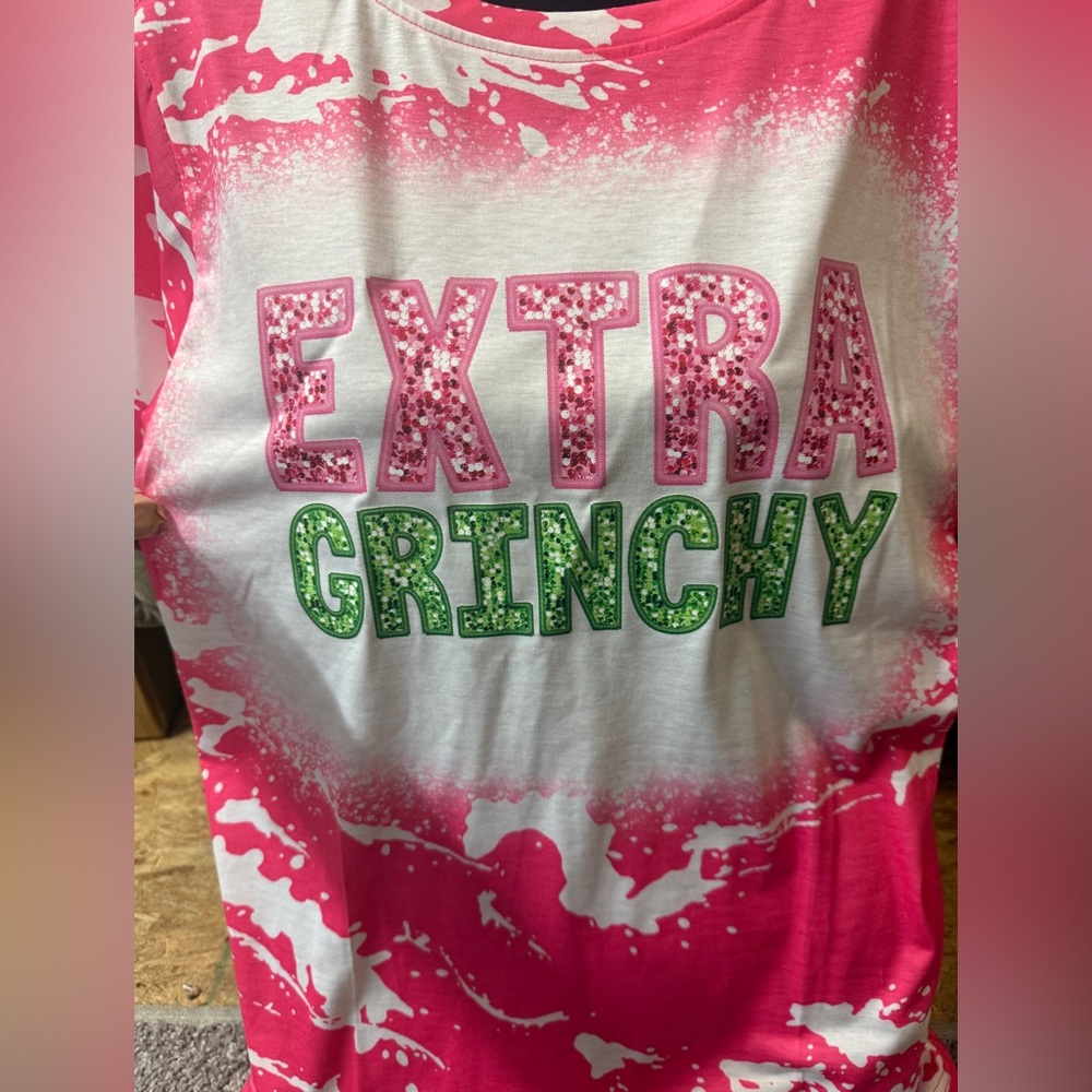 Pink grinch shirt